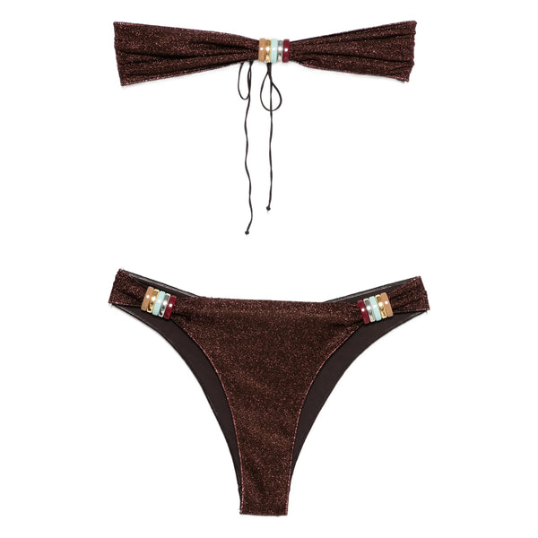 Beachwear Marrone