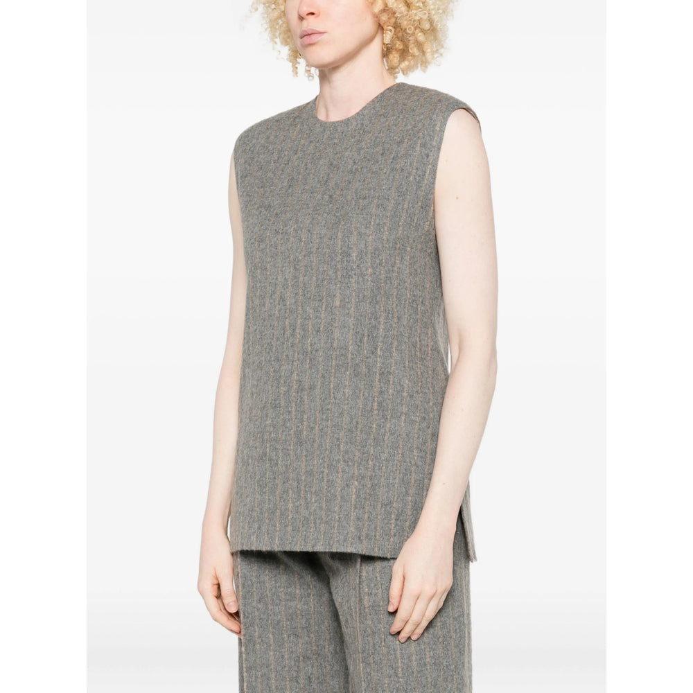 Carven Top - Grigio | 417cb8e1a80402702089fa6cd73b72cb7d3e1dfb