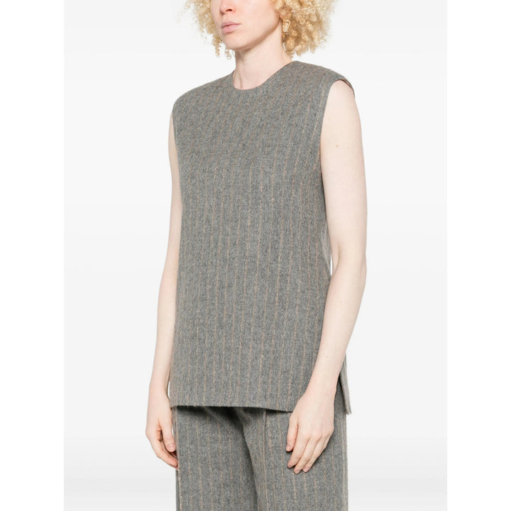 Carven Top - Grigio | 417cb8e1a80402702089fa6cd73b72cb7d3e1dfb
