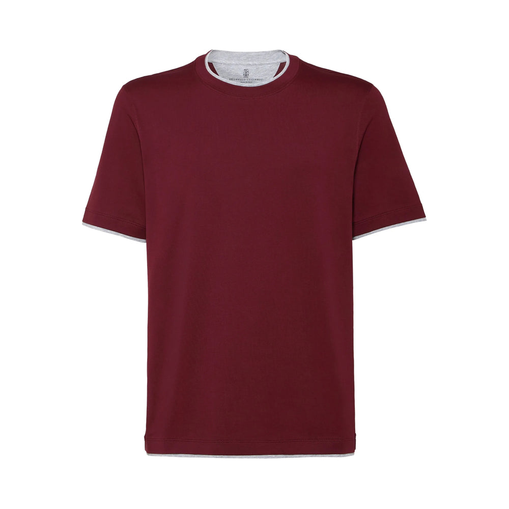 Brunello Cucinelli T Shirt - Rosso | 576e72b26e223390da18503987930ac50349cf20