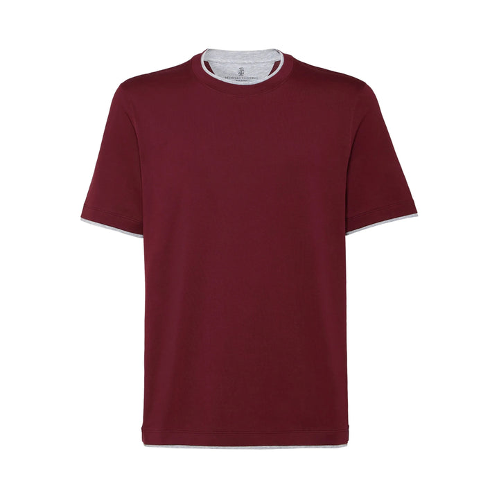 Brunello Cucinelli T Shirt - Rosso | 576e72b26e223390da18503987930ac50349cf20