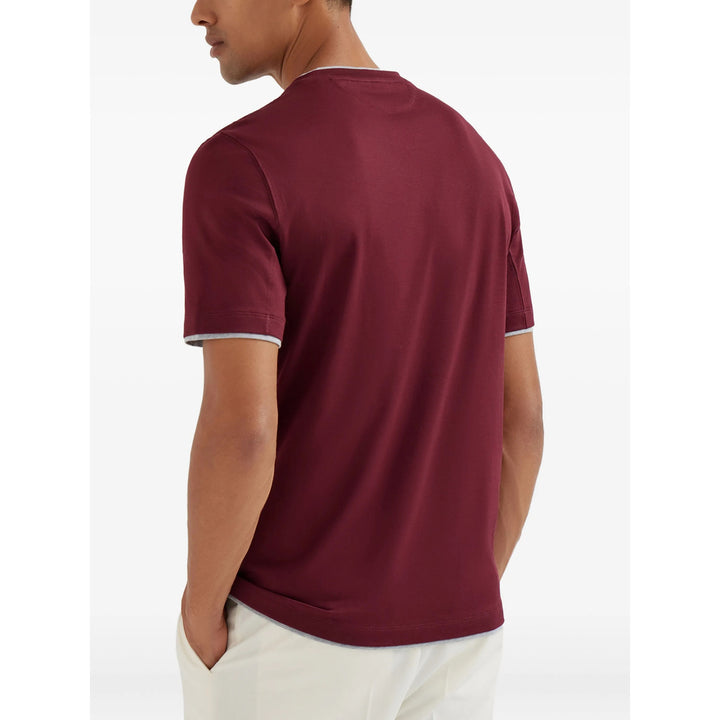 Brunello Cucinelli T Shirt - Rosso | efd4ab5567f8eb4b302e6f830b97db0fbe90aada