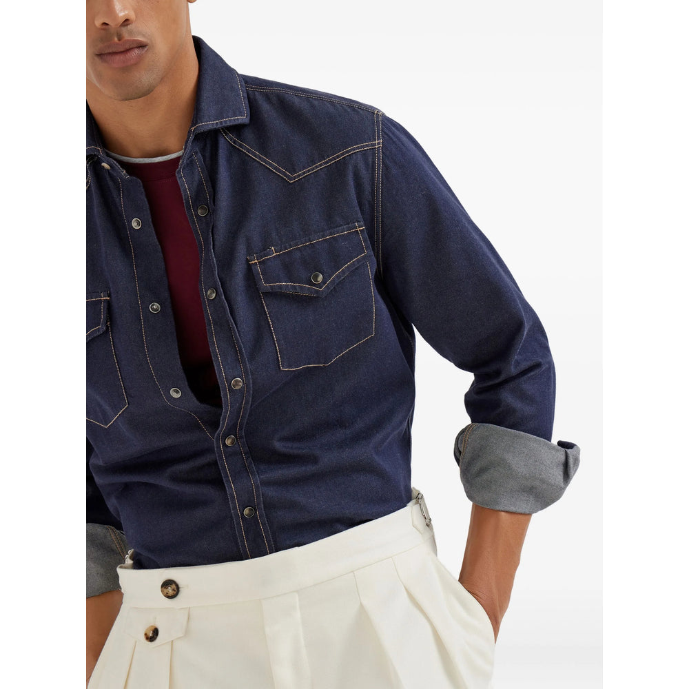 Brunello Cucinelli T Shirt - Rosso | 0a765c4f2c6eb7271a427439c191387ce435858f