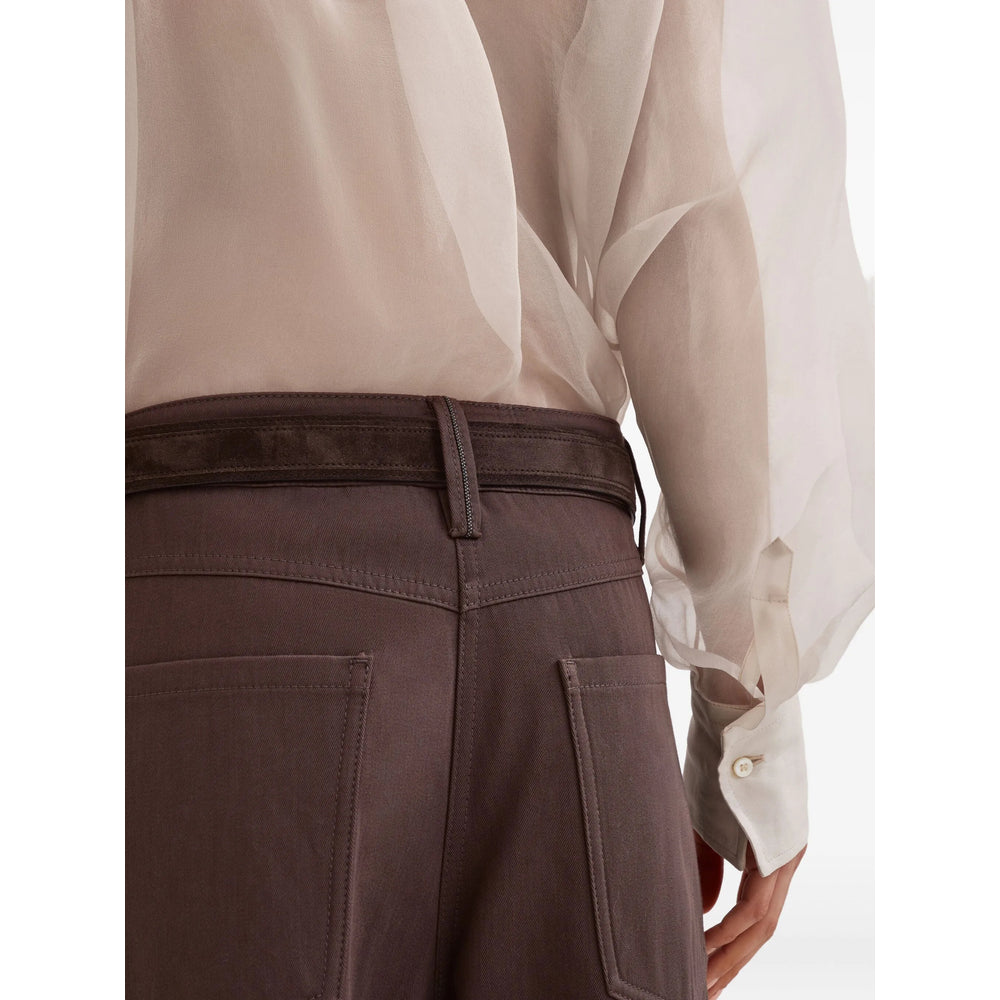 Brunello Cucinelli Pantaloni - Marrone | c55d3d620908e87ca1688ae2fc6136ff71f07bcd