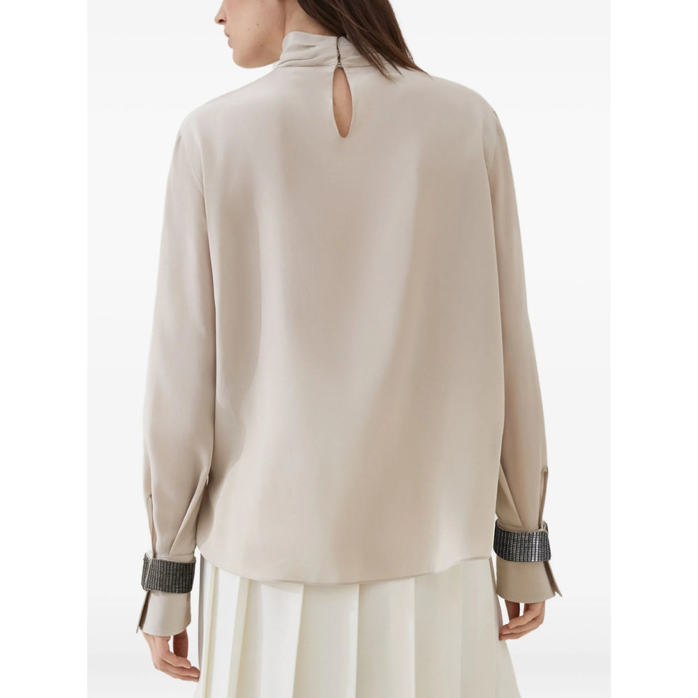 Brunello Cucinelli Camicie - Neutro | e8acffb17b48f8831722ce23222c9fb2e7225d0c