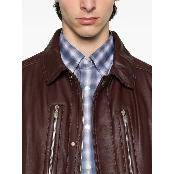 Brunello Cucinelli Leather Outerwears - Marrone | bc8d78b294074bbfbf136f671ff5304a0e7753e8