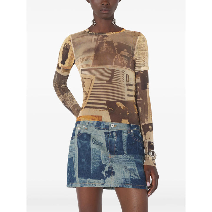 Jean Paul Gaultier T Shirt - Neutri, Blu | 730d10b5b912da3808269c51476bff598121e28c