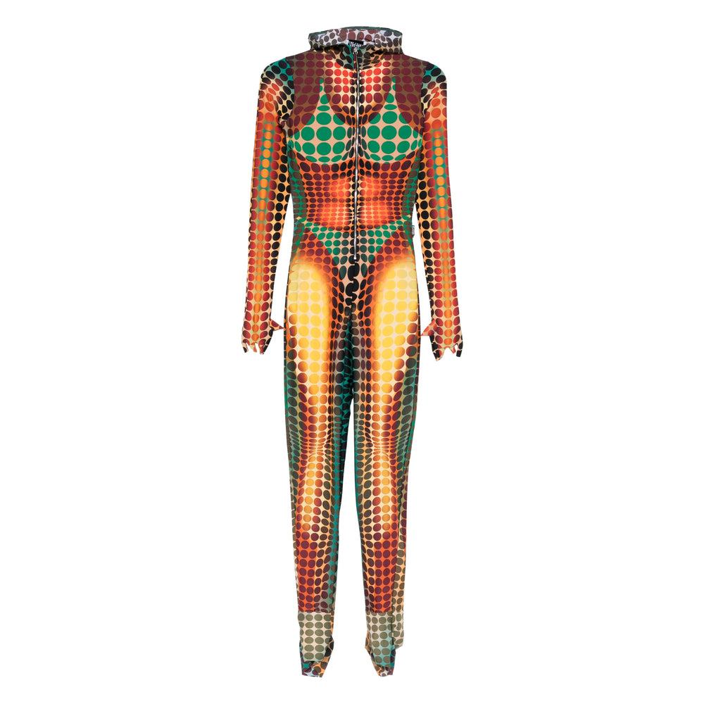 Jean Paul Gaultier Tute Intere - Orange/Green | 0b1dfd114fc93965a42eddae2aea594232298c45