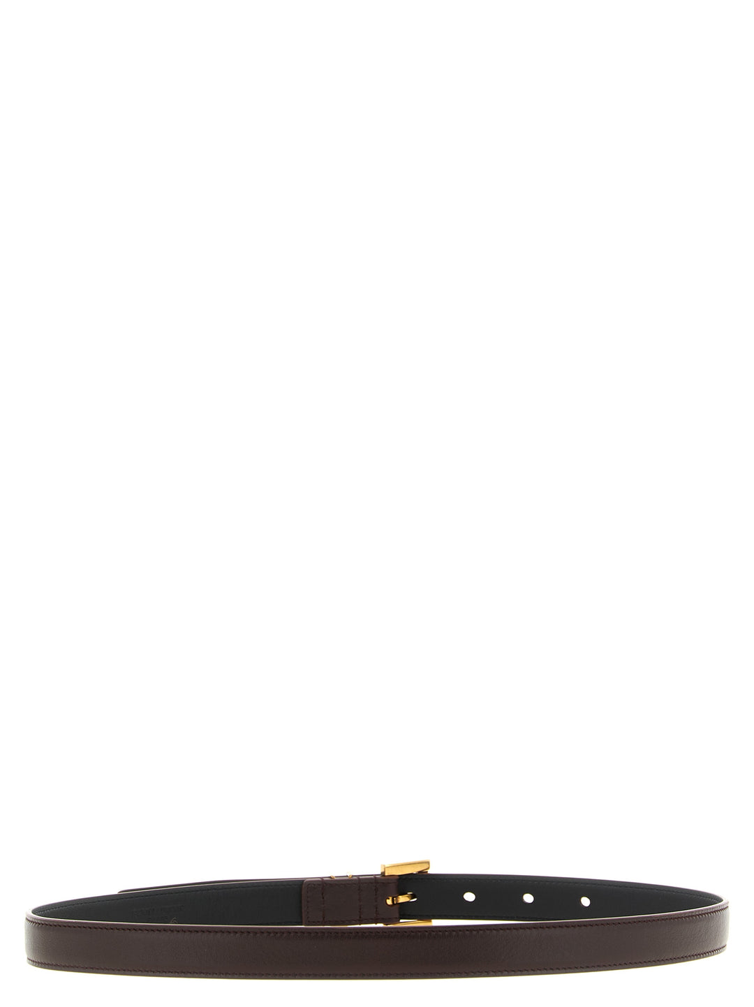 Saint Laurent Cassandre Cinture - Marrone | 7a4e428c11502f526c2ce7ee1574ae230f949be1