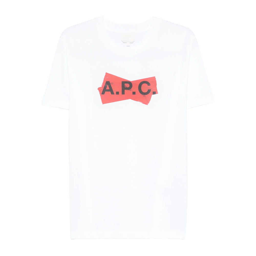 A.P.C. T Shirt - Bianco, Rosso | 08f63d84047297c4f6af2932fcb2c7d8eceeb95b