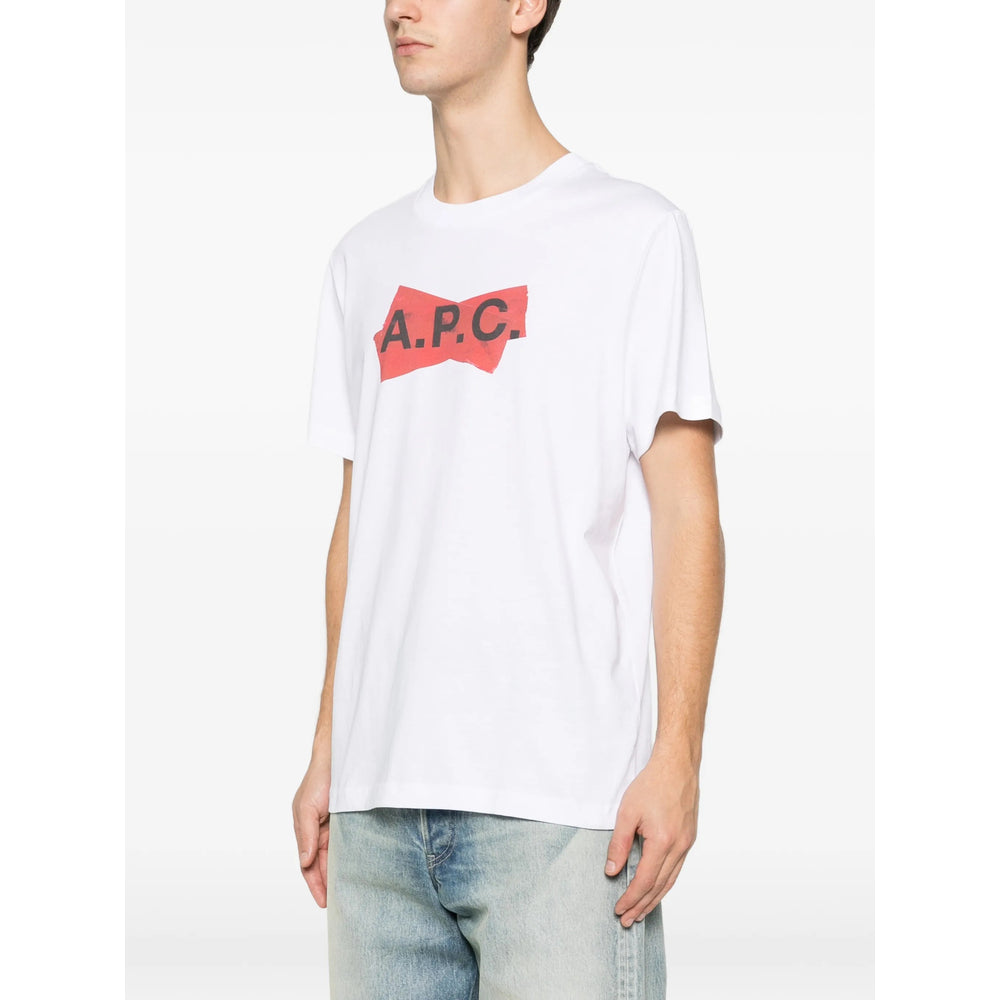 A.P.C. T Shirt - Bianco, Rosso | 78772dd16fc8a5273d2b107d0c658702bc8b5f5a