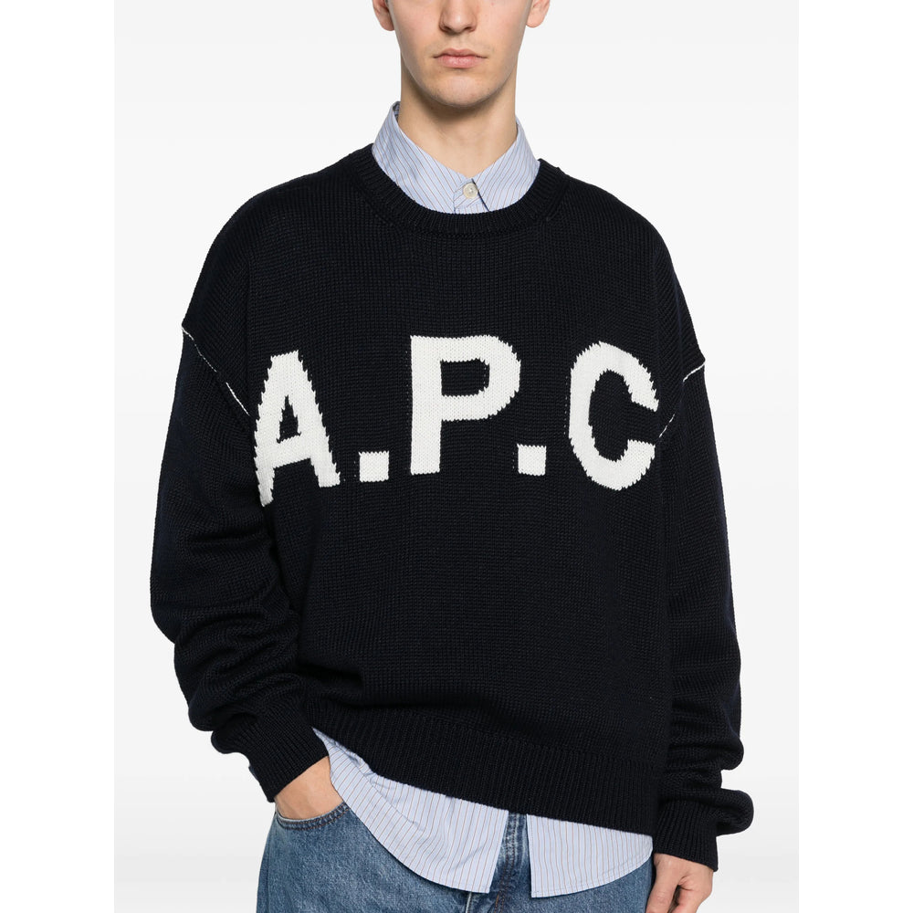 A.P.C. Maglioni - Nero, Bianco | b432eb7eb98fcec9dc925ef7c1ca860669d73bdf