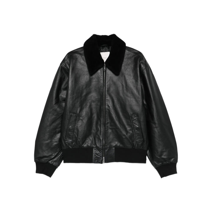 Calvin Klein Leather Outerwears - Nero | c17d6ca900fe555d8b9a7533d27442c1c3f47c02