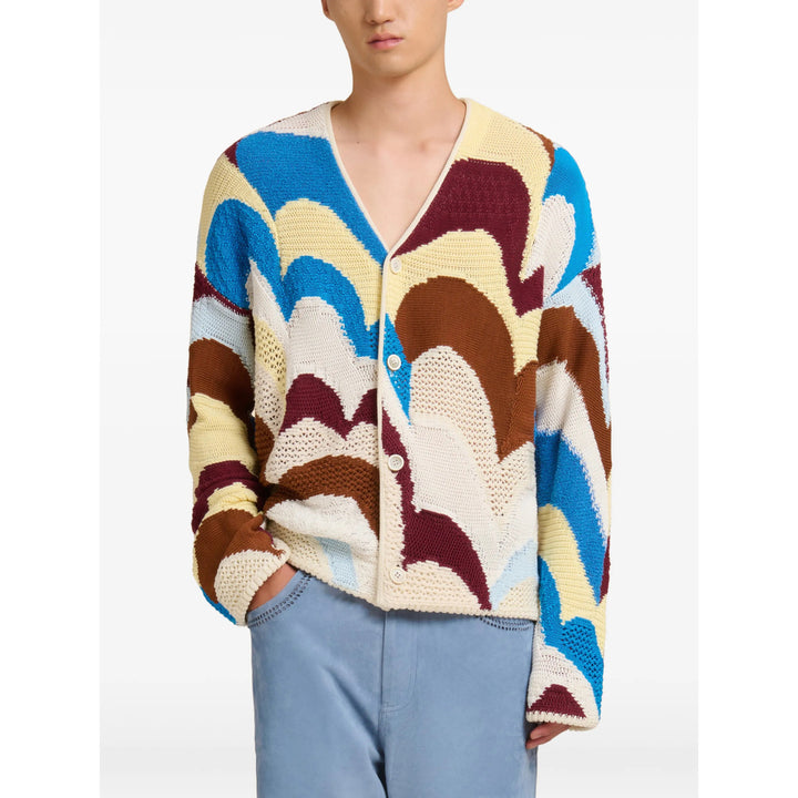 Marni Maglioni - Blu, Giallo | 6bd1d8700e471671f323f974cdf7c0b691b6a7be