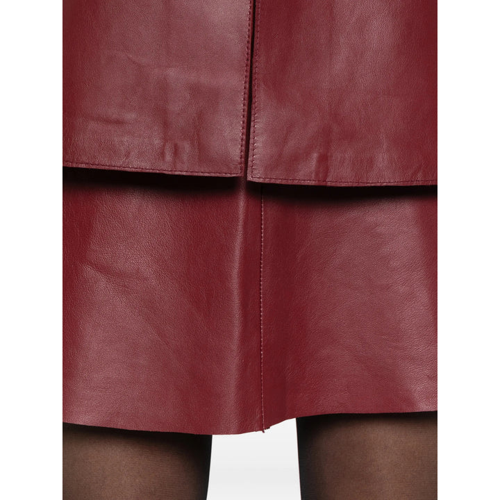By Malene Birger Leather Skirts - Rosso | 9a6ad1f8eda16cf908659347bc47066d7c468832
