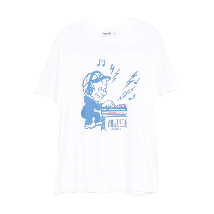 Kompakt Record Bar T Shirt - Bianco | 525e132eab1c22194d7bd5b59f5f472e250a0a28