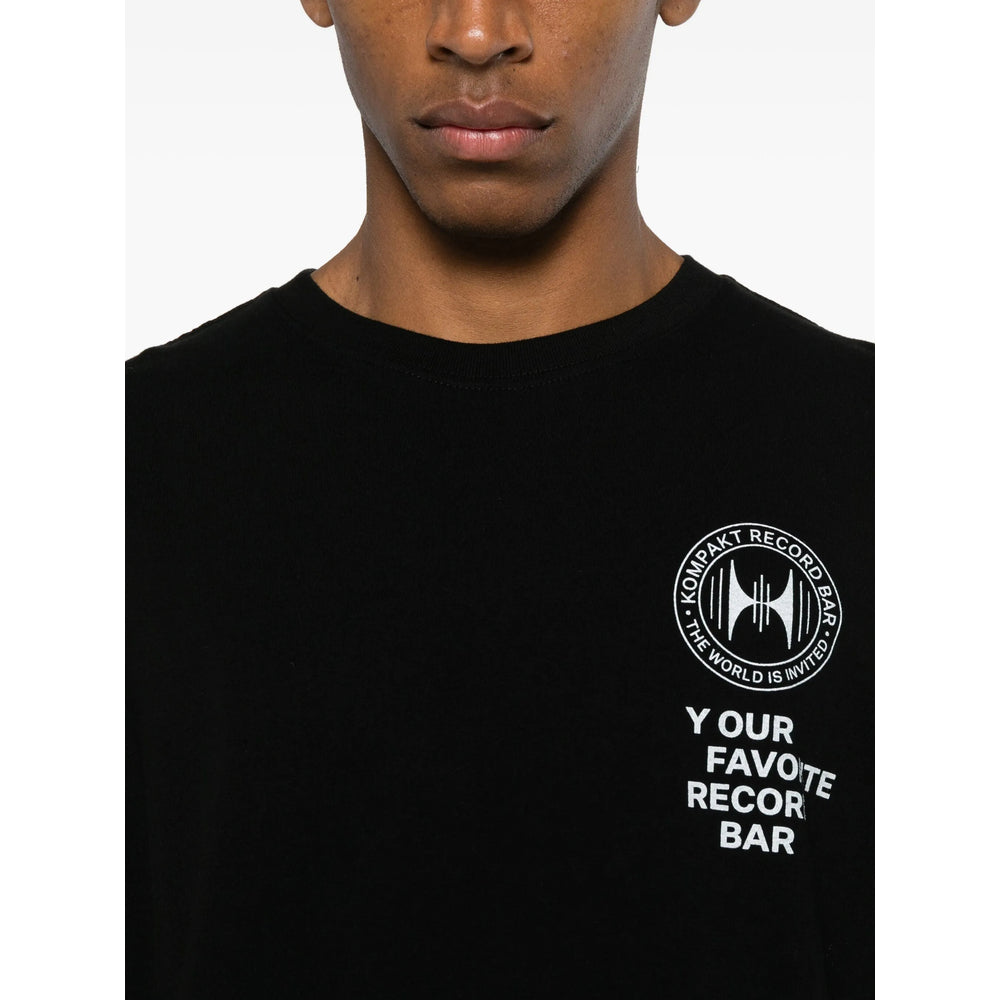 Kompakt Record Bar T Shirt - Nero | 817d64f0433686bd6beccfd486e2bfed1a0fcb54