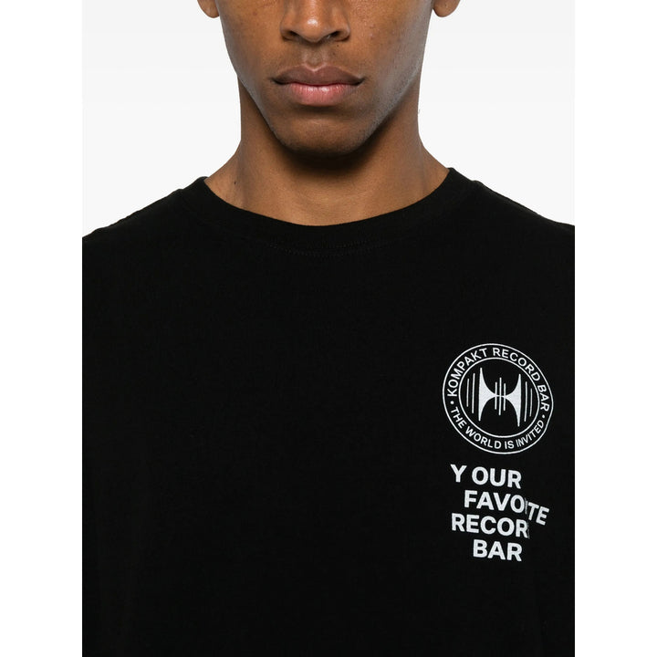 Kompakt Record Bar T Shirt - Nero | 817d64f0433686bd6beccfd486e2bfed1a0fcb54