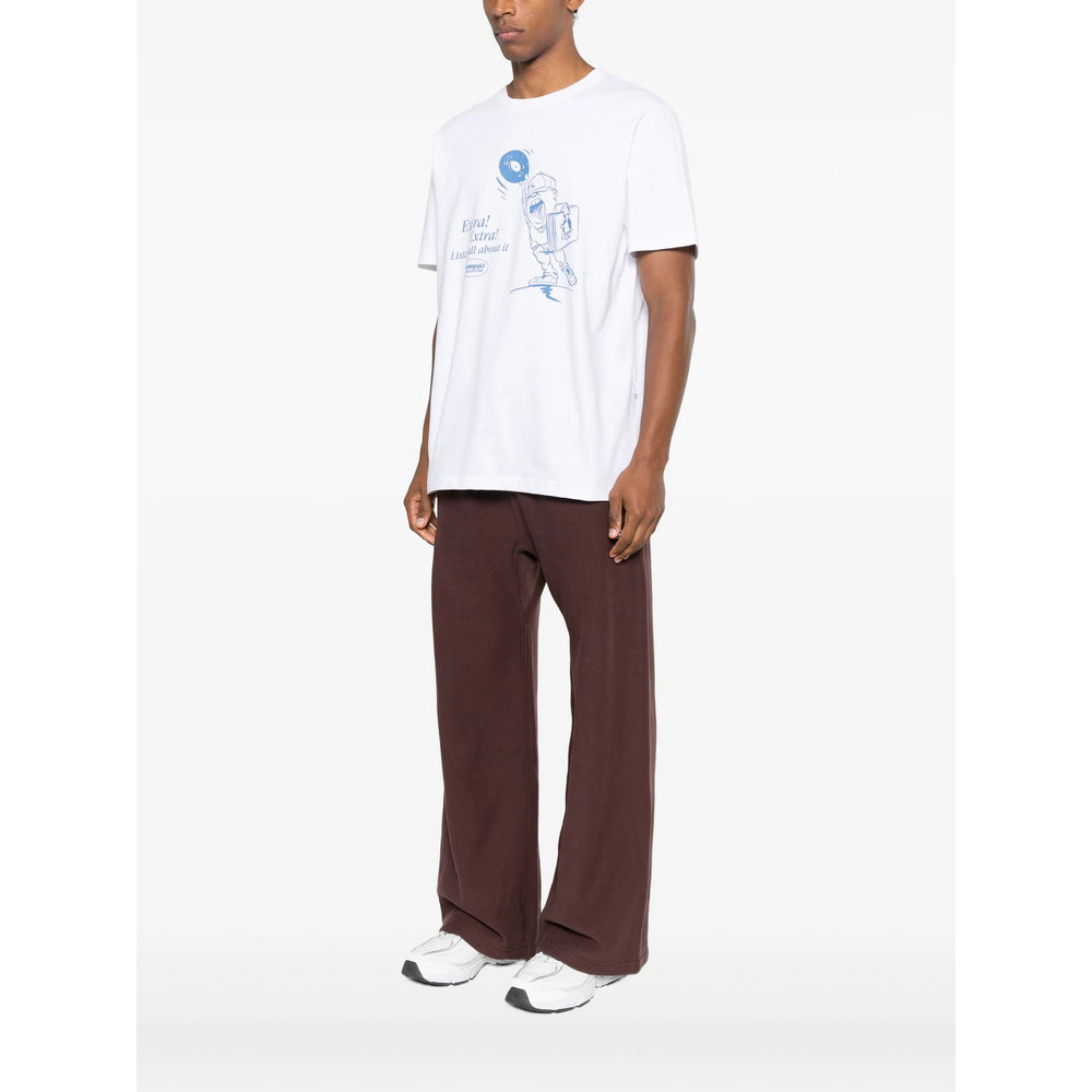 Kompakt Record Bar T Shirt - Bianco | e75584ec37264e59885d16c60594816f1ff9ddd0