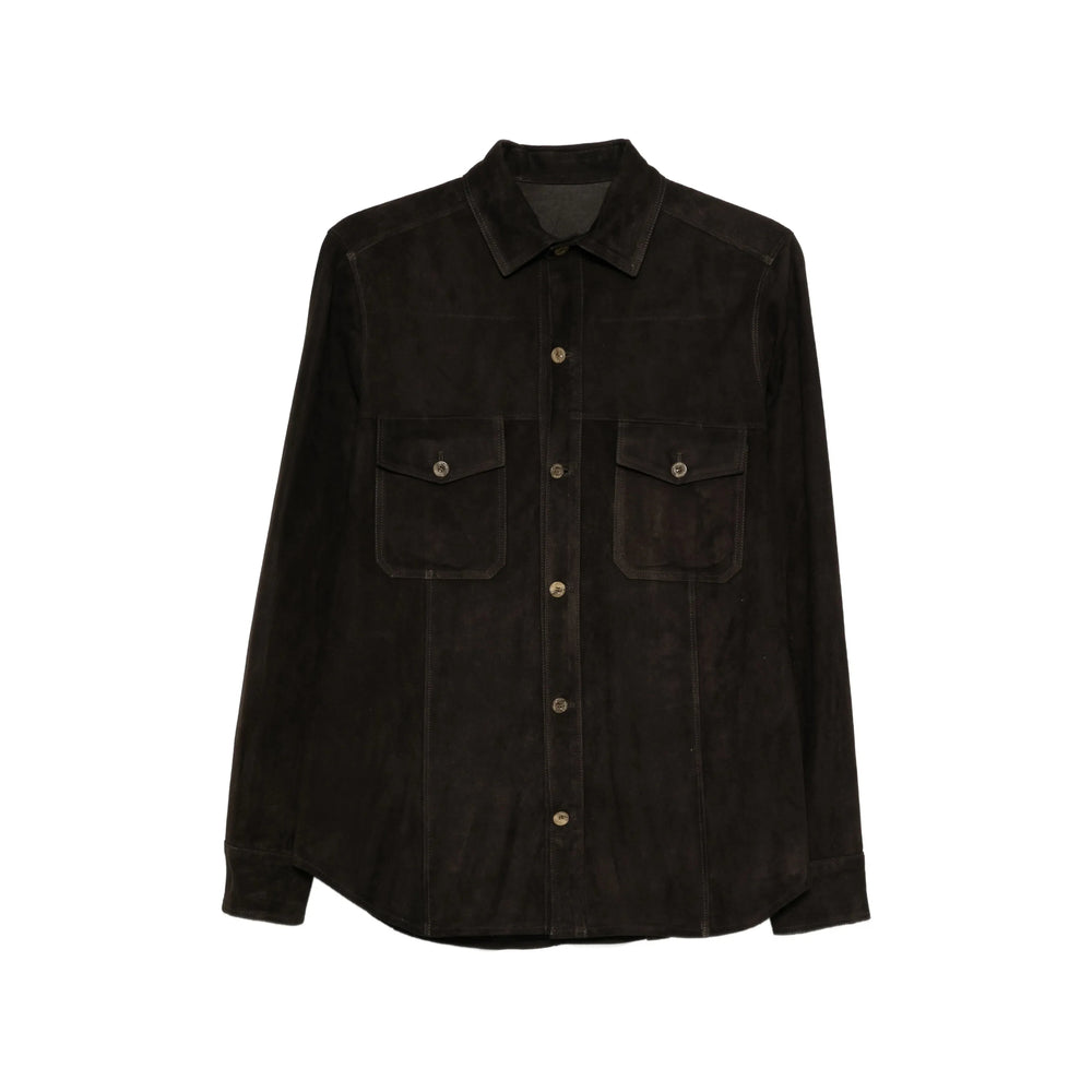 Rifugio Leather Shirts - Marrone | d825cba54c3d41c24717671a4fe70e73e77e09d7