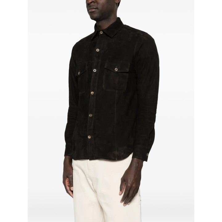 Rifugio Leather Shirts - Marrone | 64c095893cd8812581fd8fa2f663a8e715767eae