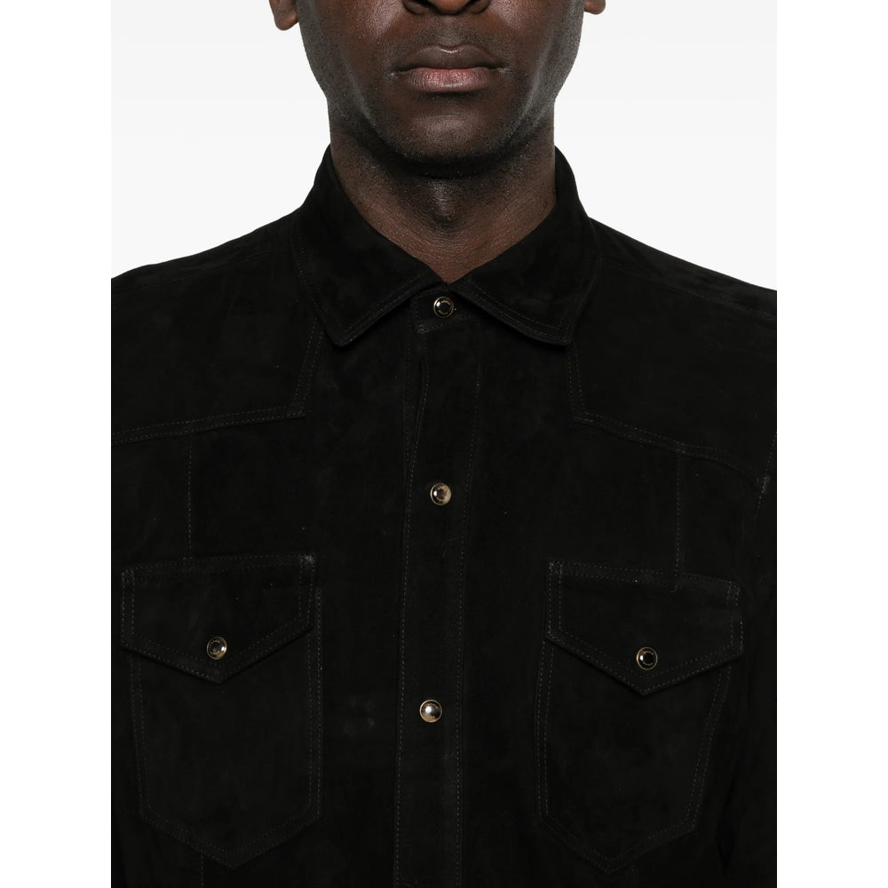 Rifugio Leather Shirts - Nero | d2625df61cb6264d4a1bbd30b9ef81b6eaf15663