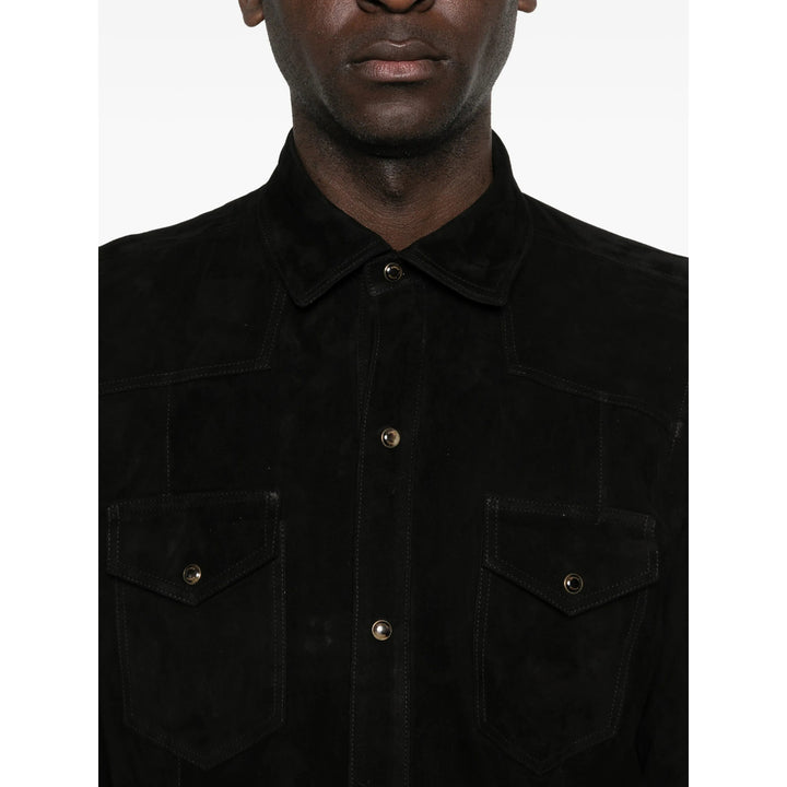 Rifugio Leather Shirts - Nero | d2625df61cb6264d4a1bbd30b9ef81b6eaf15663