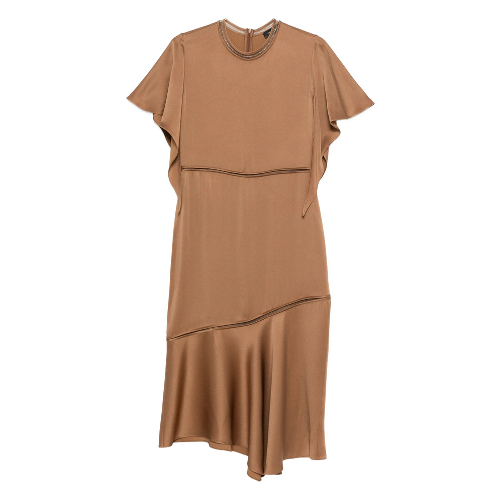 Fabiana Filippi Abiti - Marrone | 0ba16aa3a7c985b278ae98fedbdf2e638fb01d3d