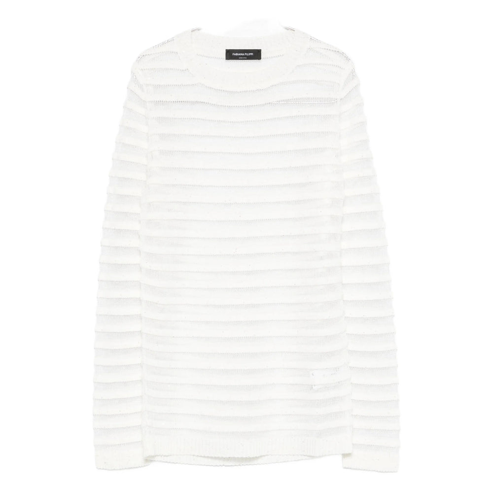 Fabiana Filippi Maglioni - Bianco | 46b3e155b2fbc2c7a3c0a5eac23e9e899c3f689a
