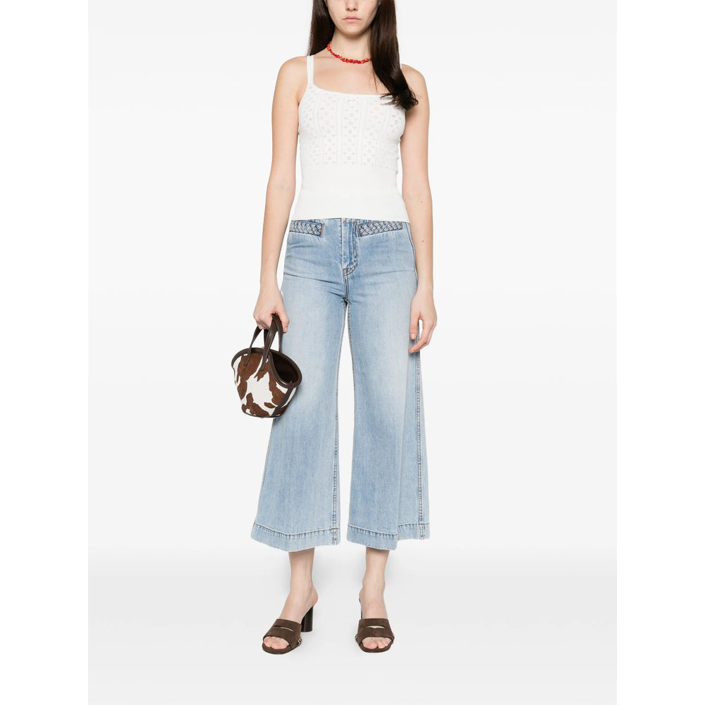 Jw Anderson Top - Bianco | 3077f1492f6af4d32754f8ac15e8010c5cfe10ad