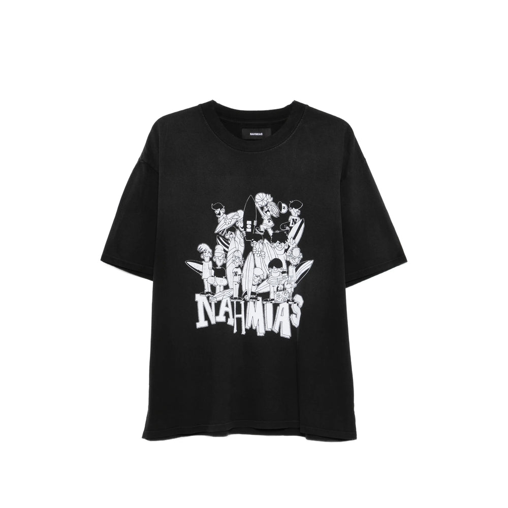 Nahmias T Shirt - Nero, Bianco | c09fa31d2a24eeb0903089556c6b5dabe0bffbb5
