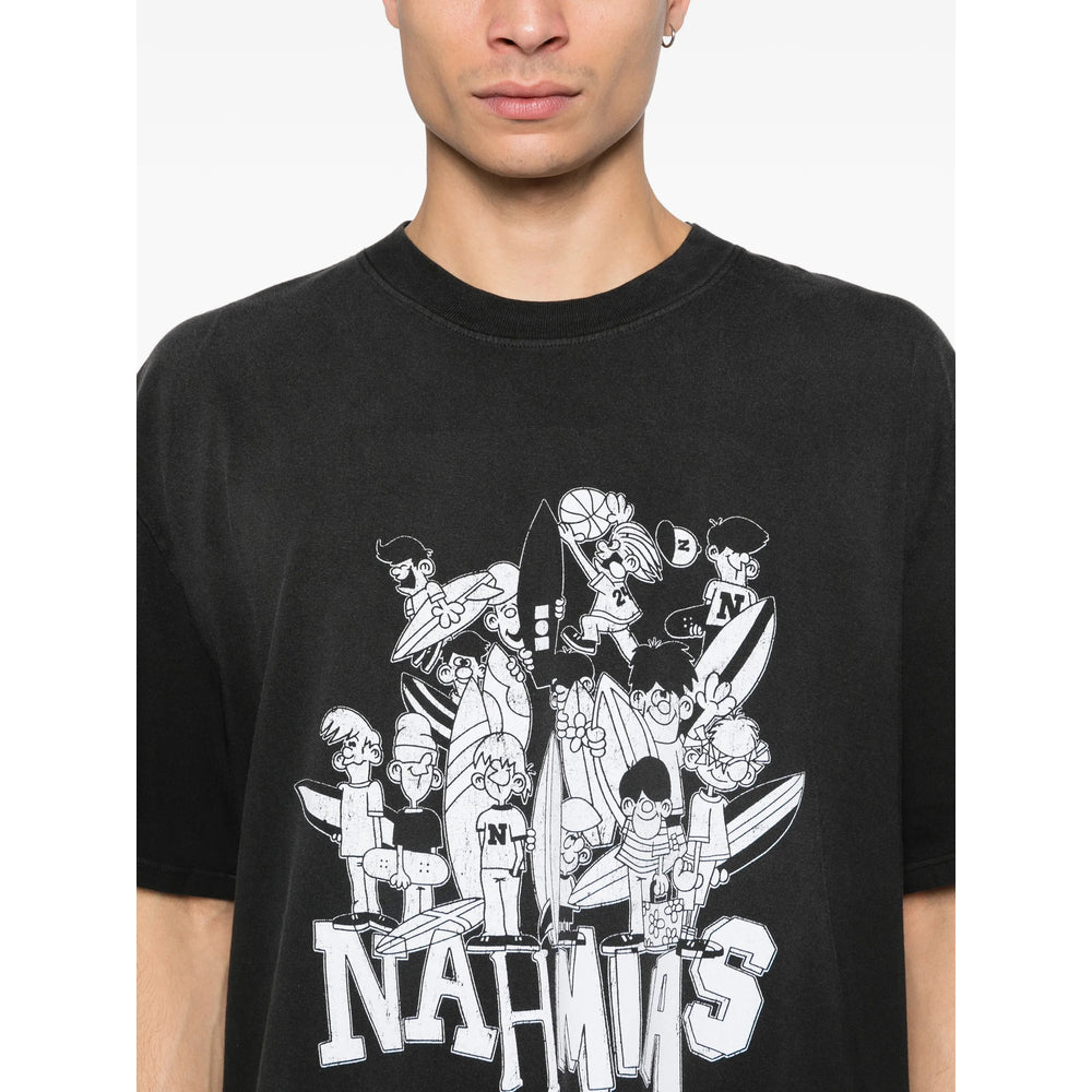 Nahmias T Shirt - Nero, Bianco | dd6ee5fa584107d8c4faee0d326e67b09420bb3e