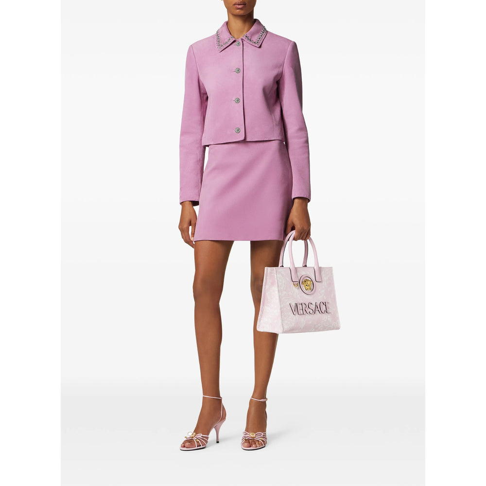 Versace Leather Outerwears - Rosa | 271a49e0f3c9c1db3cc8c288d13667094fc62121