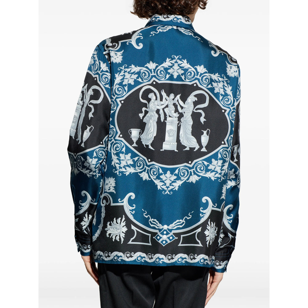 Versace Camicie - Blu, Nero | cc489975e1abc76c12d4ba74a725917ded88a2fa