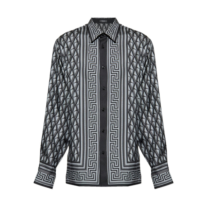 Versace Camicie - Grigio, Nero | 114622a2cc2337e8eafdb3ec02adcd2fc16fee66