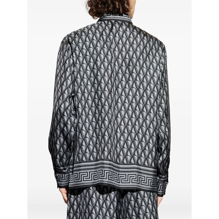 Versace Camicie - Grigio, Nero | e6d6cb9ab99c87f15420535c709270cec8c2d28b