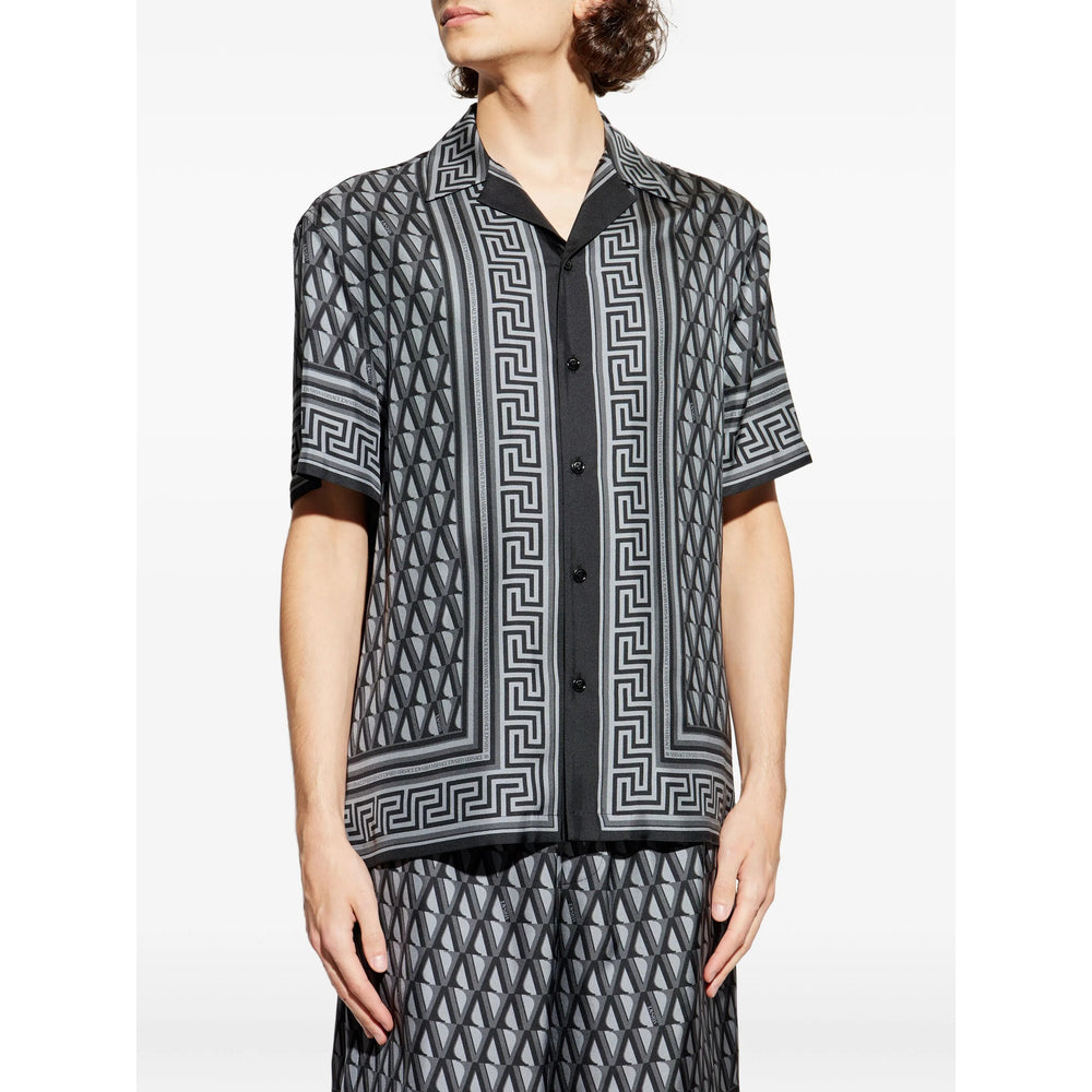Versace Camicie - Grigio, Nero | 1e8b10224b7d982cb395af7d8477efb1babf84f6