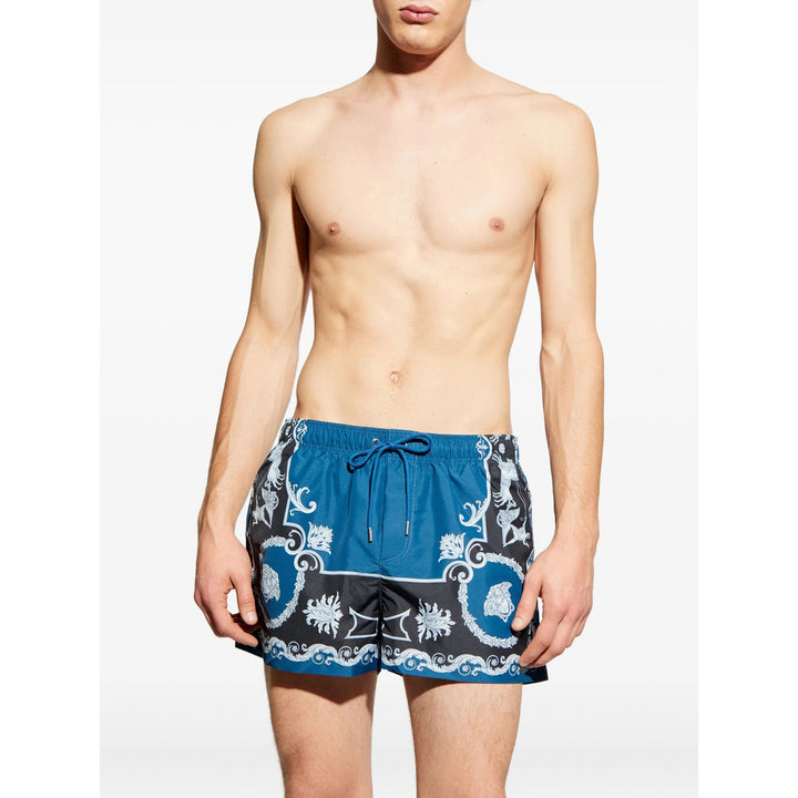 Versace Beachwear - Blu, Nero | a8a4b02bc8eec79ed2e27a8d1b15cfaf98c1925f