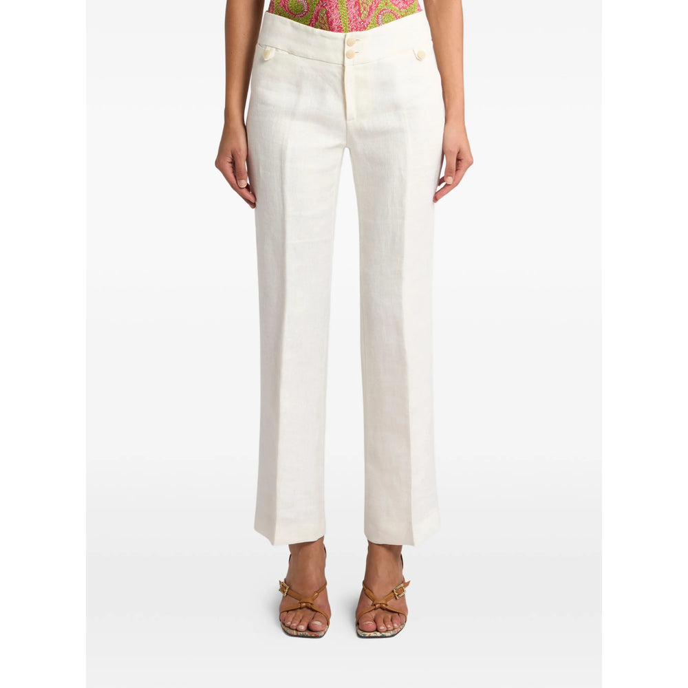 Etro Pantaloni - Bianco | 833b6fed7f6ce07b4fa1fde728376199015490be