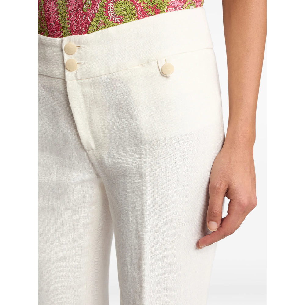 Etro Pantaloni - Bianco | bf6dd500f5a439e07edbd14457ce93419b5a2336