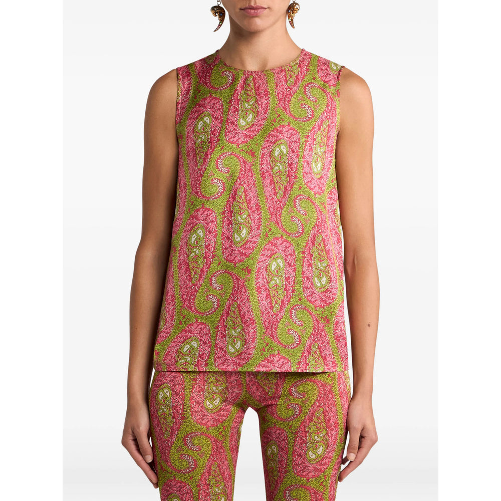 Etro Top - Rosa, Verde | 2d9e040817a0d481ff3e3ec4e5eb81850ed2076a