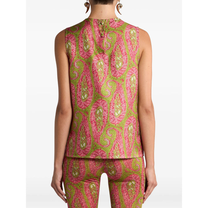 Etro Top - Rosa, Verde | 6b3792a35040a590a99fac73c914028727794beb