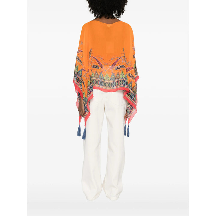 Etro Mantelle - Orange/Red | 00fe7254eea77de775a94d3e9217173412107737