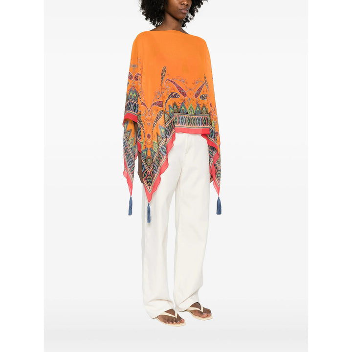 Etro Mantelle - Orange/Red | 64a462dee99299e86eba28d43469a214c1a1be13