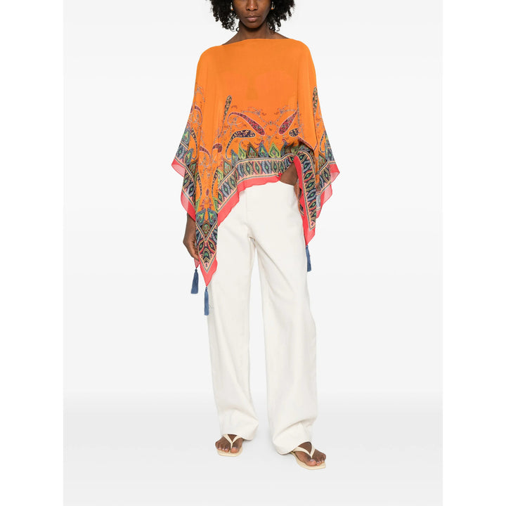 Etro Mantelle - Orange/Red | 025b9a8205400318076e3c23aa6f3f51713bbcb5