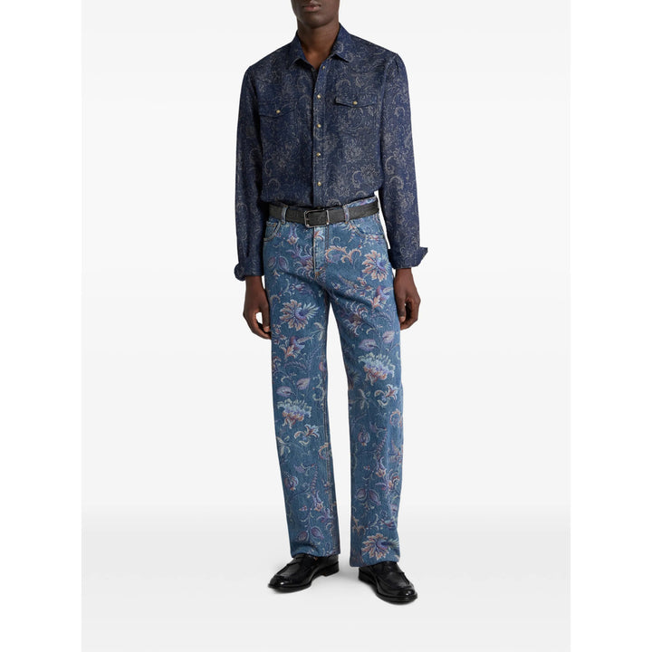 Etro Camicie - Blu, Grigio | 1c3c1670678e3516eb4f4457c90943f8ea3016b2