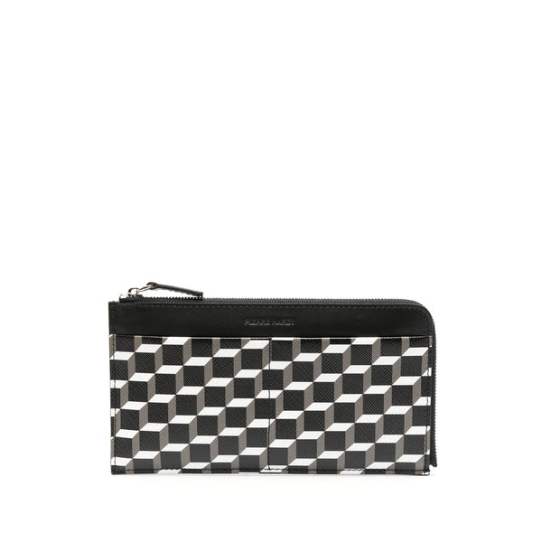 Cube Perspective Wallets Nero, Bianco