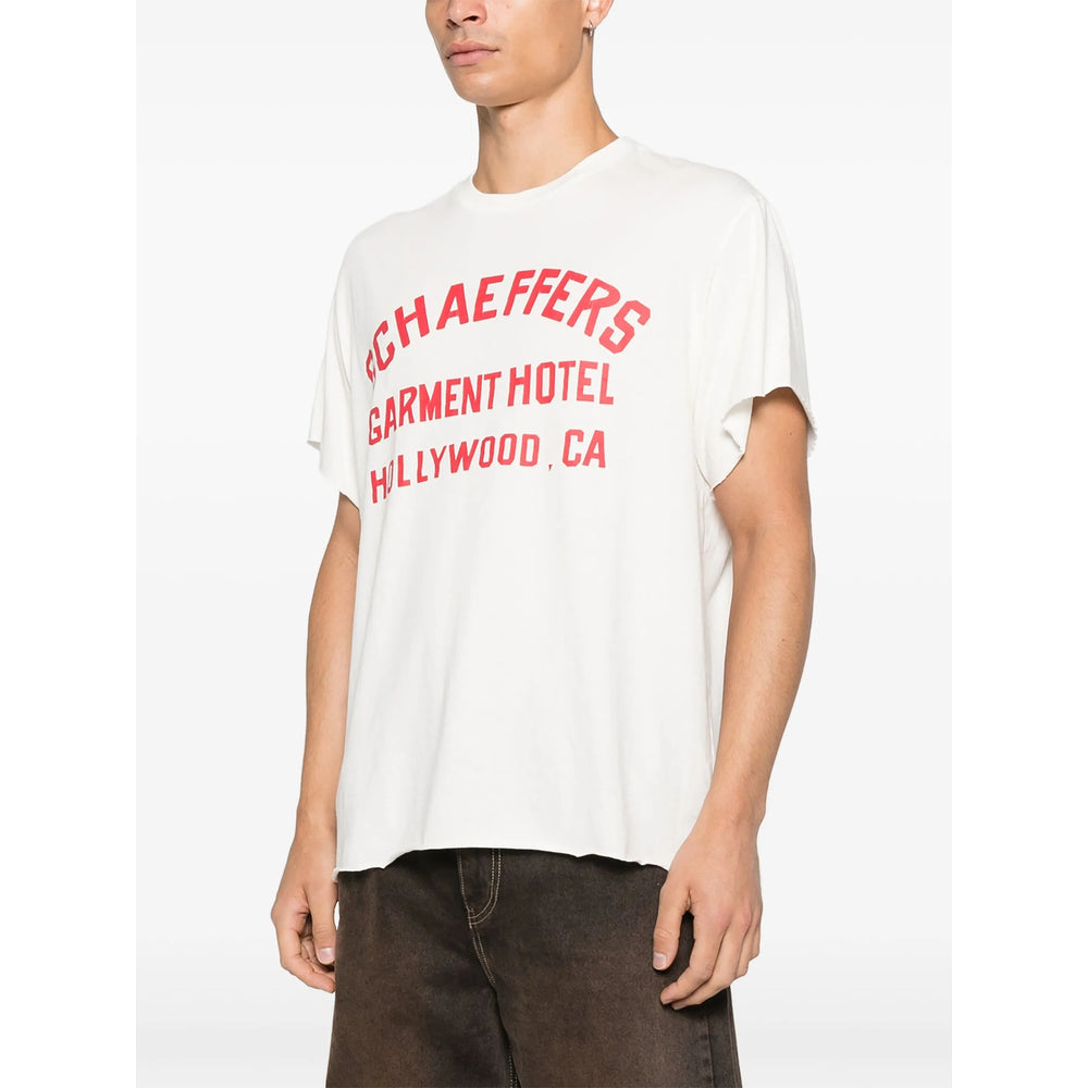 Schaeffer'S Garment Hotel T Shirt - Bianco | 0149aa96f59c10080edca02ca967dfc713e9ea0c