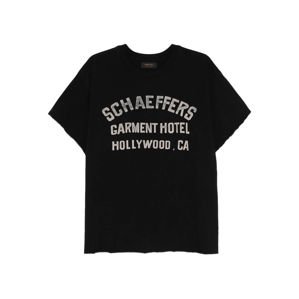 Schaeffer'S Garment Hotel T Shirt - Nero | c66c9ff49f991d1750cd8400bca23a529e89a623