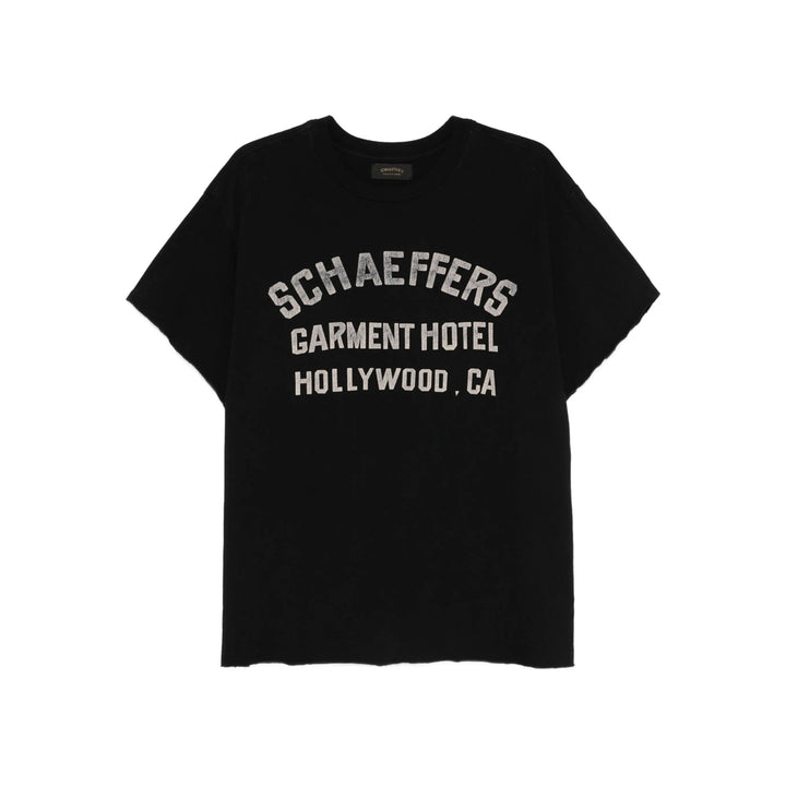 Schaeffer'S Garment Hotel T Shirt - Nero | c66c9ff49f991d1750cd8400bca23a529e89a623